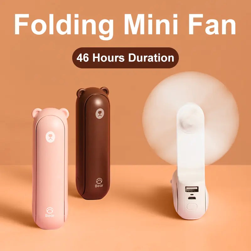 cute handheld mini fan